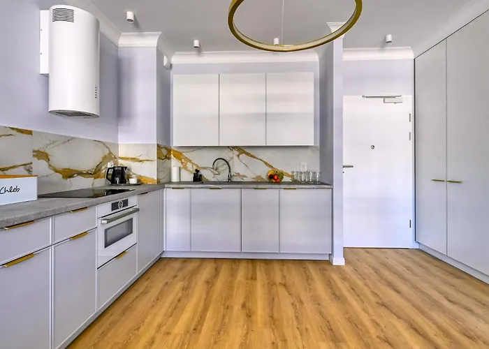 아파트 D207 Classik Z Z Basenem, Sauna, Jacuzzi, Przy Samej Plazy - 5d 니에초르체