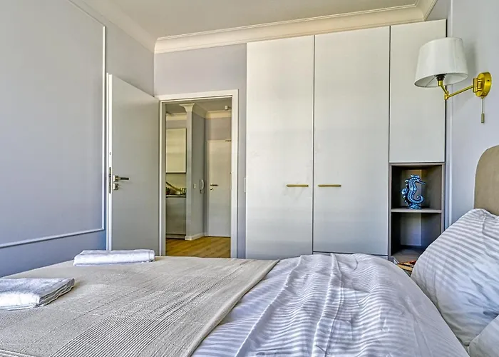 D207 Classik Z Z Basenem, Sauna, Jacuzzi, Przy Samej Plazy - 5d 아파트