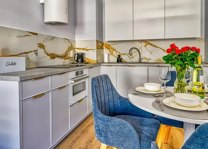 D207 Classik Z Z Basenem, Sauna, Jacuzzi, Przy Samej Plazy - 5d 아파트 *