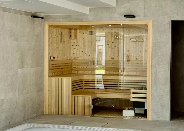 D207 Classik Z Z Basenem, Sauna, Jacuzzi, Przy Samej Plazy - 5d 아파트